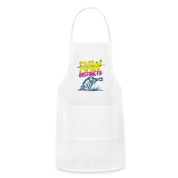 Wildlife Photographer Raw Instincts Nature Lover - Adjustable Apron - white - Front - Julia (174cm)