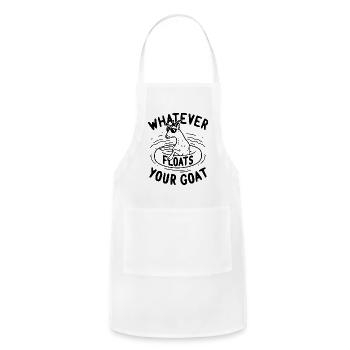 Funny Goat - Adjustable Apron - white - Front - Julia (174cm)