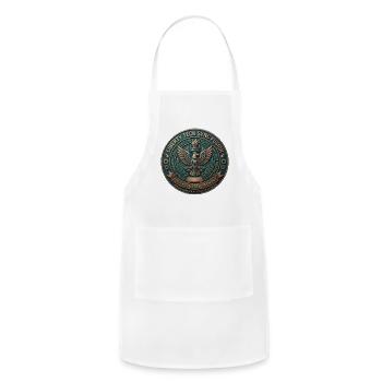 Bio-Logic Cyber Emblem - Adjustable Apron - white - Front - Julia (174cm)