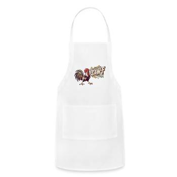 F-CAW-F - Adjustable Apron - white - Front - Julia (174cm)