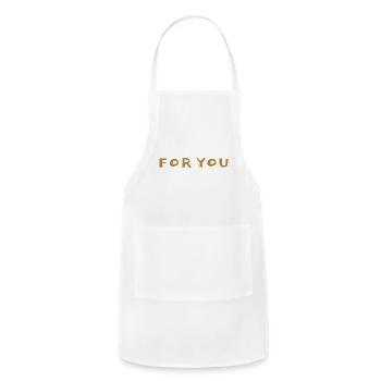 Simple Sexy Phrase - Adjustable Apron - white - Front - Julia (174cm)