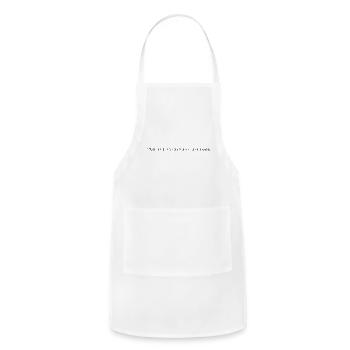 ? Ask the question in a different way/ - Adjustable Apron - white - Front - Julia (174cm)