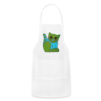 Sande Edwards - Adjustable Apron - white - Front - Julia (174cm)