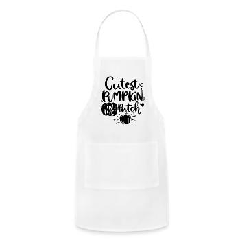 Cutest Pumpkin In The Patch - Adjustable Apron - white - Front - Julia (174cm)