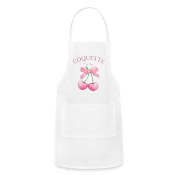 Coquette girly - Adjustable Apron - white - Front - Julia (174cm)