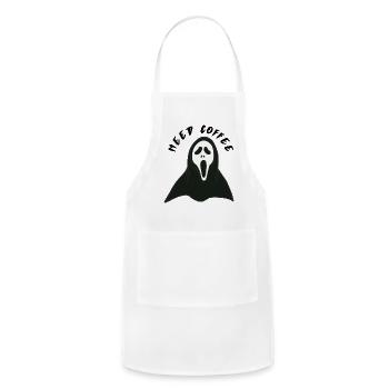 Need Coffee - Adjustable Apron - white - Front - Julia (174cm)