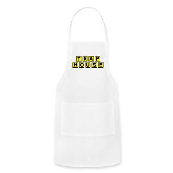 Trap House - Adjustable Apron - white - Front - Julia (174cm)