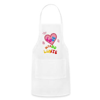 love with no limits - Adjustable Apron - white - Front - Julia (174cm)