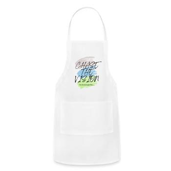 chase the vision - Adjustable Apron - white - Front - Julia (174cm)