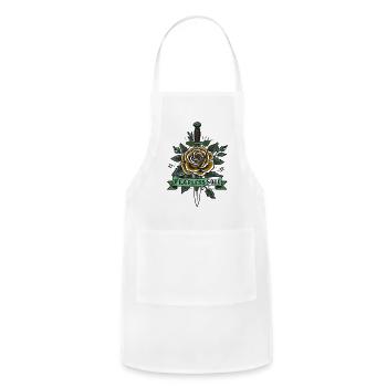 Fearless Soul Rose Dagger - Adjustable Apron - white - Front - Julia (174cm)