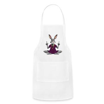 Donkey Yoga / Yogi Donkey - Adjustable Apron - white - Front - Julia (174cm)