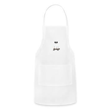 French Bulldog Halloween French Boo Dog Dog Gift - Adjustable Apron - white - Front - Julia (174cm)