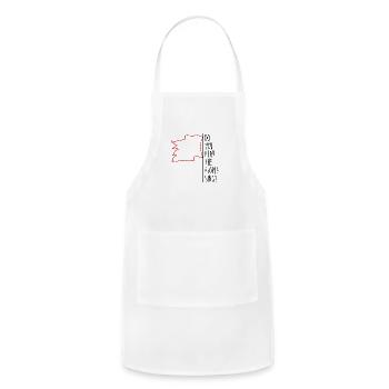 Do You Hear The People Sing - Adjustable Apron - white - Front - Julia (174cm)