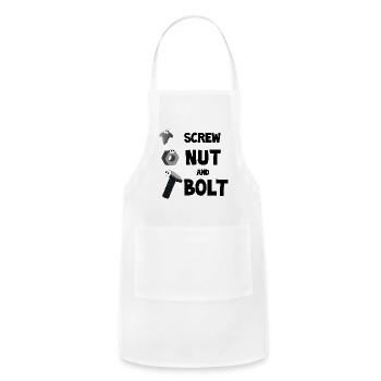 SCREW NUT BOLT - Adjustable Apron - white - Front - Julia (174cm)