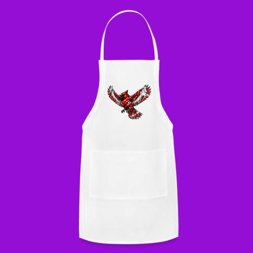Cardinal in Flight - Adjustable Apron