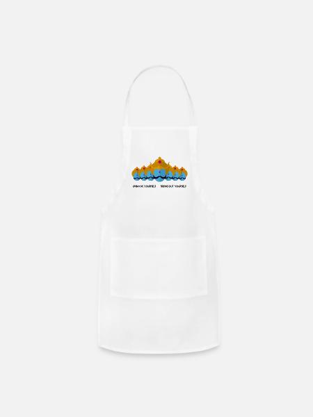 Unmask Yourself - Adjustable Apron - white