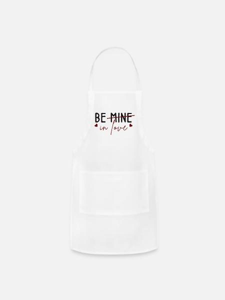 Be in love with me - Adjustable Apron - white