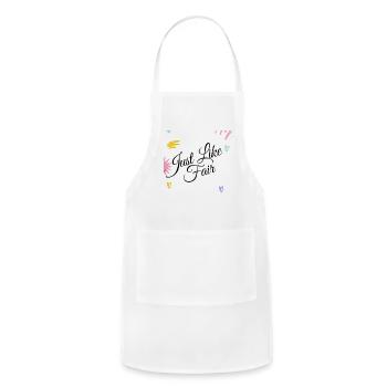 Just like fair - Adjustable Apron - white - Front - Julia (174cm)