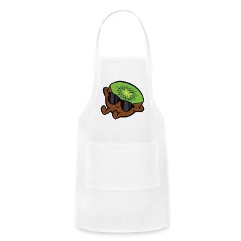 Kiwi Fruit Relang Lazy Kiwi - Adjustable Apron - white - Front - Julia (174cm)