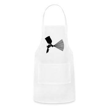Paint sprayer with spray of paint - Adjustable Apron - white - Front - Julia (174cm)