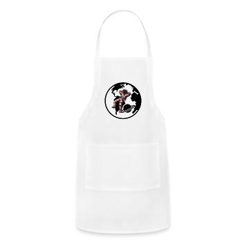 Cosmic Fusion - Adjustable Apron - white - Front - Julia (174cm)