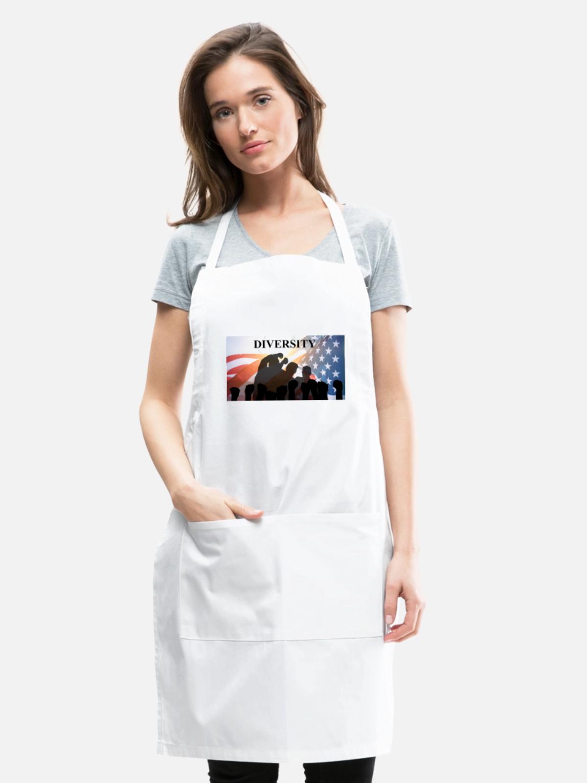 Diversity - Adjustable Apron - white - Front - Julia (174cm)