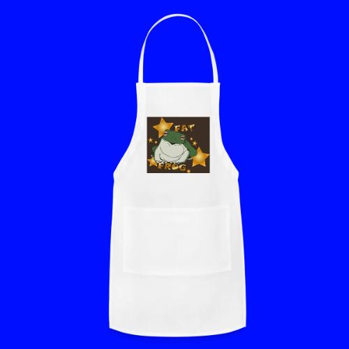 Fat Frog on Brown - Adjustable Apron