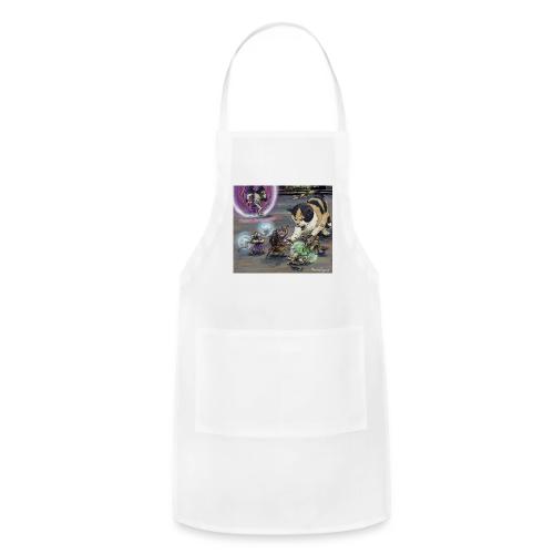 Mice warriors fighting a cat - Adjustable Apron