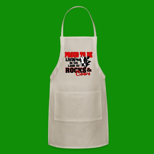 Livin' in the Land of Rocks & Cows - Adjustable Apron