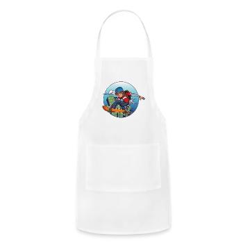 Skater - Adjustable Apron - white - Front - Julia (174cm)