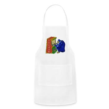 Gorilla Arcade Machine - Adjustable Apron - white - Front - Julia (174cm)
