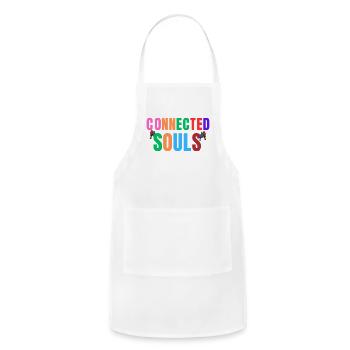 Connected Souls - Adjustable Apron - white - Front - Julia (174cm)