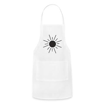 Sun - Adjustable Apron - white - Front - Julia (174cm)