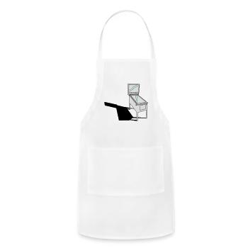 Pinball arcade machine - Adjustable Apron - white - Front - Julia (174cm)