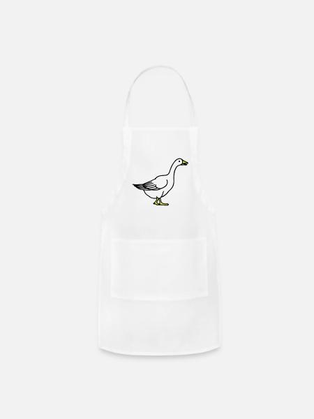 goose - Adjustable Apron - white