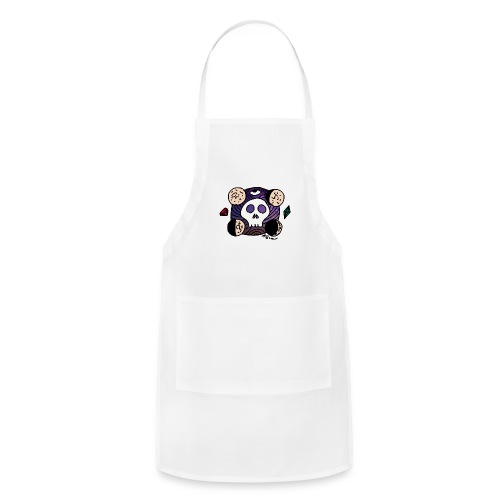 Moon Skull from Outer Space - Adjustable Apron