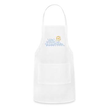 How I spend my vacation? - Adjustable Apron - white - Front - Julia (174cm)