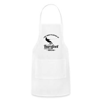 Barefoot skiing Water sport Motorboat - Adjustable Apron - white - Front - Julia (174cm)