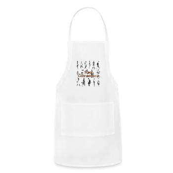 Real Connections - Adjustable Apron - white - Front - Julia (174cm)