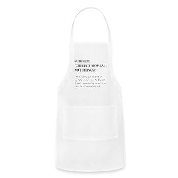 Motivational - Adjustable Apron - white - Front - Julia (174cm)
