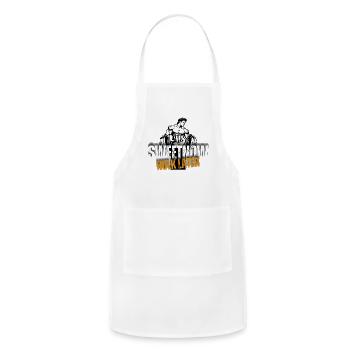 Gym Fusion| workout - Adjustable Apron - white - Front - Julia (174cm)