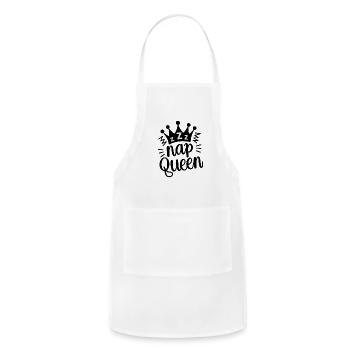 Nap Queen - Royalty of Rest - Adjustable Apron - white - Front - Julia (174cm)