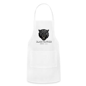 black panther - Adjustable Apron - white - Front - Julia (174cm)