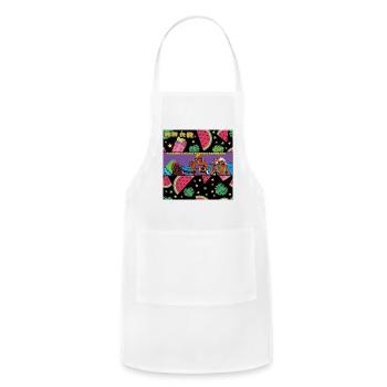 RiDDiMDaDDY Raver Girls - Adjustable Apron - white - Front - Julia (174cm)