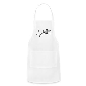 heartbeat camping trailer - Adjustable Apron - white - Front - Julia (174cm)