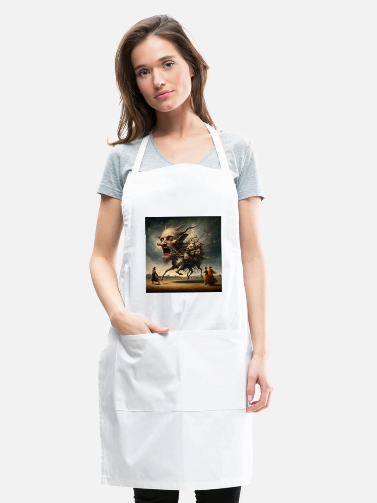 horseman - Adjustable Apron - white - Front - Julia (174cm)