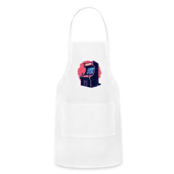 Retro Arcade - Adjustable Apron - white - Front - Julia (174cm)