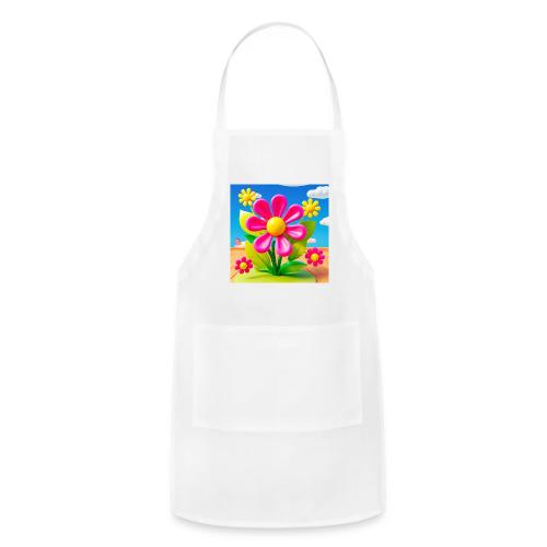 Pink Floral Peace | Sky & Nature Design - Adjustable Apron