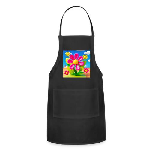 Pink Floral Peace | Sky & Nature Design - Adjustable Apron