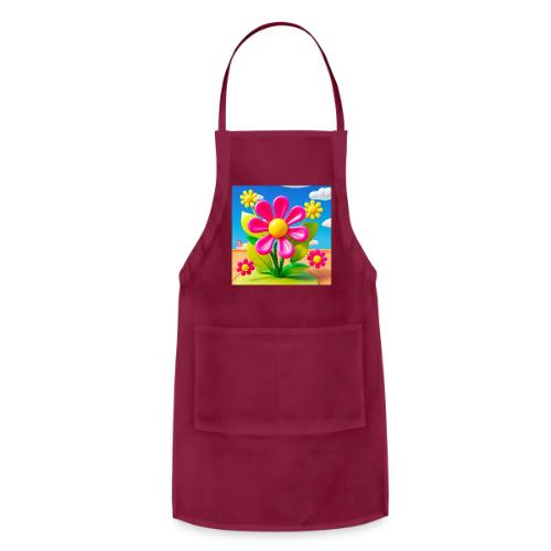 Pink Floral Peace | Sky & Nature Design - Adjustable Apron